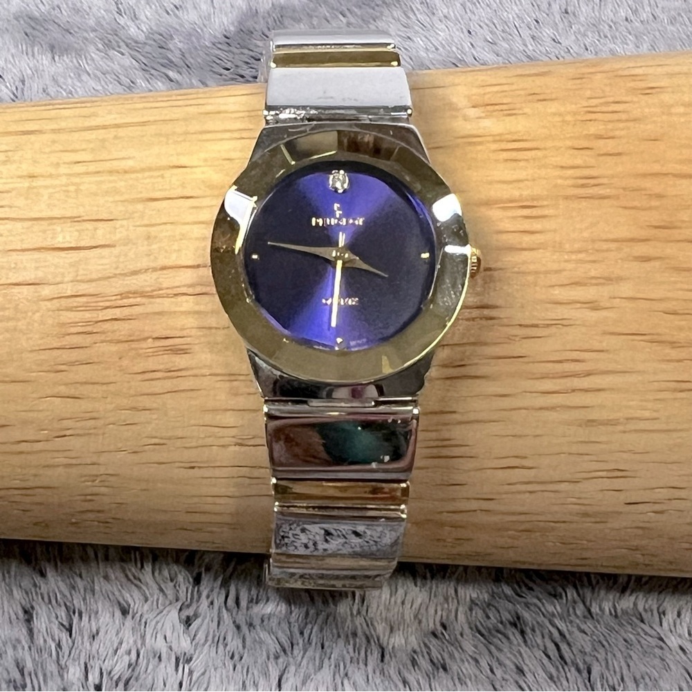 Peugeot Blue Dial Two Tone Stainless Steel Women’s Quartz Watch